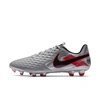 Nike Tiempo Legend 8 Academy Mg Multi-ground Soccer Cleat (metallic Bomber Grey) - Clearance Sale In Metallic Bomber Grey,particle Grey,laser Crimson,black