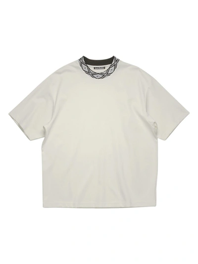 Acne Studios Classic Face T-shirt In White