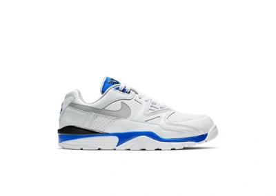 Pre-owned Nike  Air Cross Trainer 3 Low White In White/racer Blue-black-light Smoke Grey