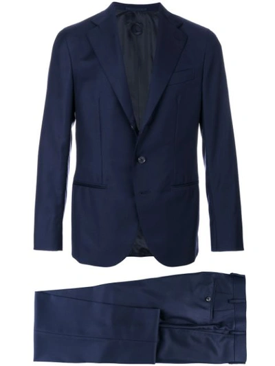 Caruso Two Piece Suit In Blue