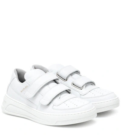 Acne Studios Steffey Touch-strap Trainers In White