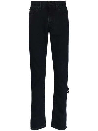 Off-white Black Arrow Print Straight Leg Jeans