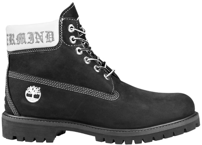 Pre-owned Timberland 5" Zip Mastermind Black (wide) In Black/white