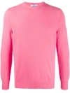 Fedeli Pink Cashmere Sweater In Fuchsia