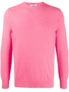 Fedeli Pink Cashmere Sweater In Fuxia