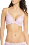 Natori Feathers Underwire Contour Bra In Hyacinth/ Violet Glow