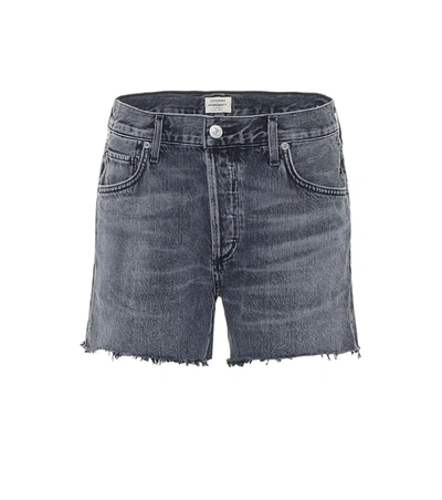 Citizens Of Humanity Marlow Distressed Organic Denim Shorts In Free Fall