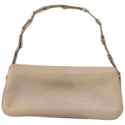 Pre-owned Nina Ricci Beige Leather Handbag