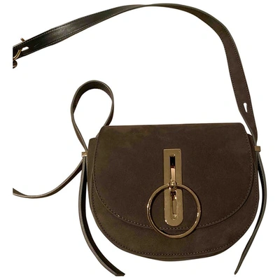 Pre-owned Nina Ricci Grey Suede Handbag
