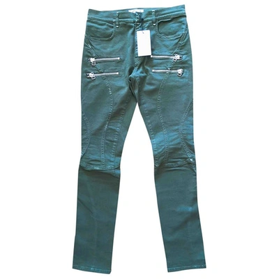 Pre-owned Faith Connexion Slim Jean In Green