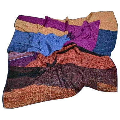 Pre-owned Lanvin Multicolour Silk Scarf