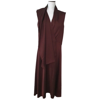 Pre-owned Paul Smith Mid-length Dress In Burgundy