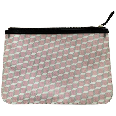 Pre-owned Pierre Hardy Cloth Clutch Bag In Pink
