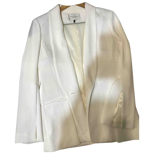 Pre-owned Halston Heritage White Jacket | ModeSens
