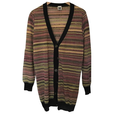 Pre-owned M Missoni Cardi Coat In Multicolour