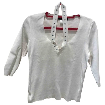 Pre-owned Sonia By Sonia Rykiel White Cotton Top