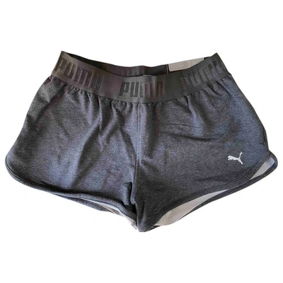 Pre-owned Puma Grey Cotton Shorts