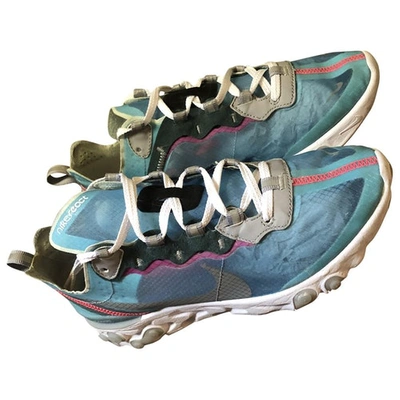 Pre-owned Nike React Element 87 Trainers In Turquoise