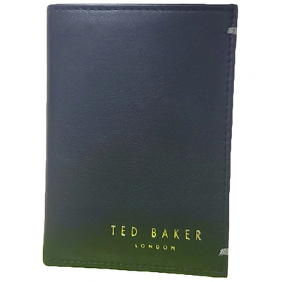 Pre-owned Ted Baker Leather Wallet In Black