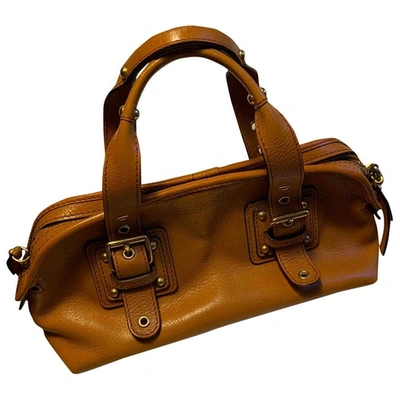 Pre-owned Marc Jacobs Leather Handbag In Camel