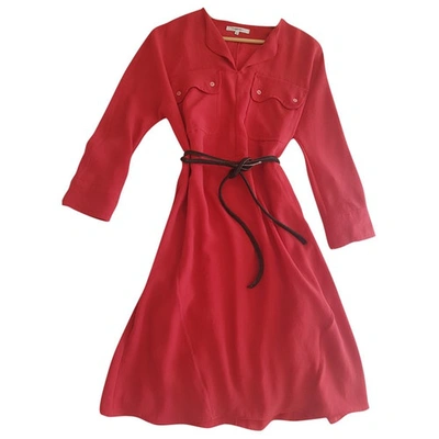Pre-owned Carven Mid-length Dress In Red