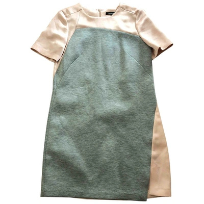 Pre-owned Tara Jarmon Mini Dress In Grey