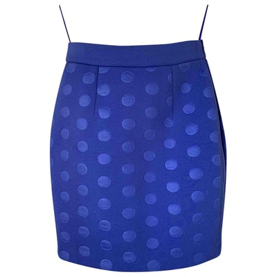 Pre-owned Stella Mccartney Mini Skirt In Blue