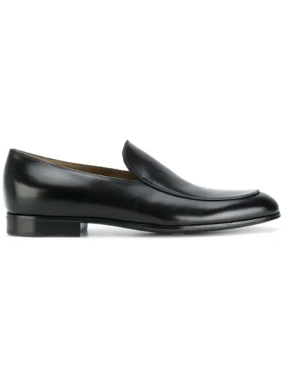 Gianvito Rossi Marcel Patent-leather Loafers In Black