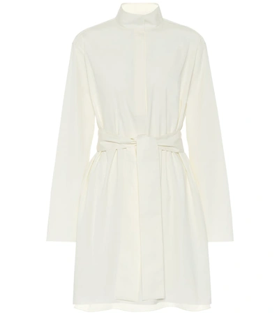 The Row Manuela Cotton Minidress In White
