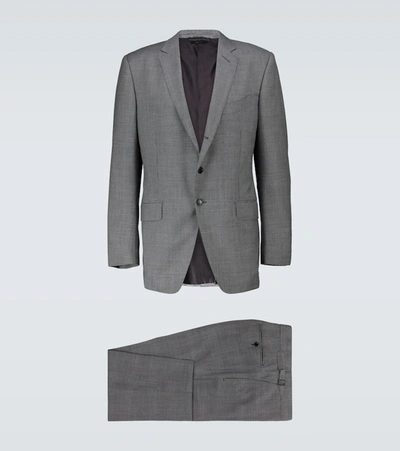 Tom Ford O'connor Checked Wool Suit In Grey