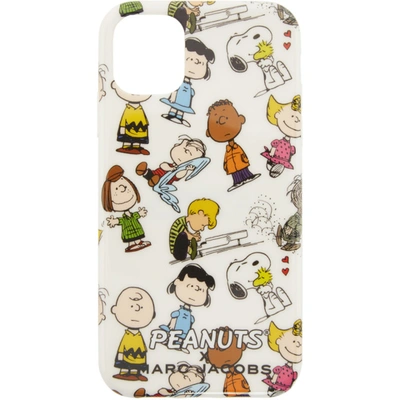 Marc Jacobs White Peanuts Edition Iphone 11 Case In 101 White M