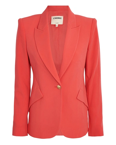 L Agence L'agence Chamberlain Blazer In Red