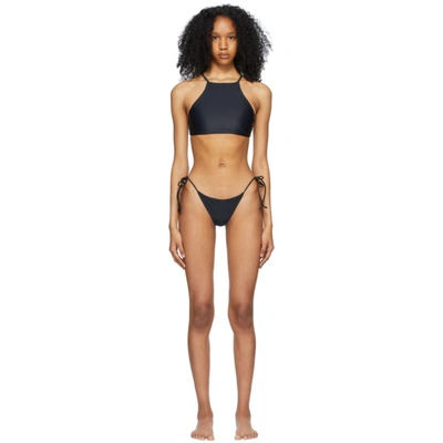 Jade Swim Black Nova & Ties Bikini