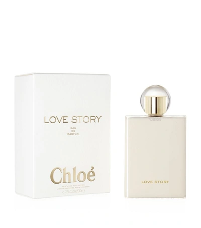 Chloé Love Story Body Lotion In White