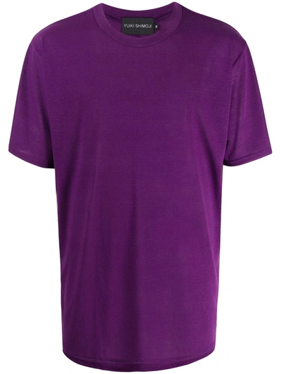 Yuiki Shimoji Short-sleeve T-shirt In Purple