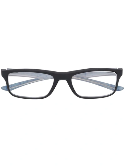 Oakley Plank 2 Rectangle-frame Glasses In Black