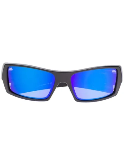 Oakley Gascan Mirrored Sunglasses In Black