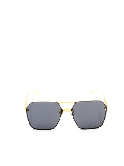 Bottega Veneta Eyewear Hexagonal Frame Sunglasses In Multi