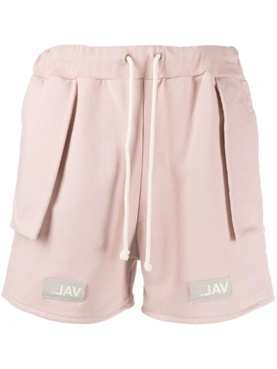 Val Kristopher Drawstring Fastening Shorts In Pink