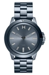 Mvmt Men's Minimal Sport Blue-tone Stainless Steel Bracelet Watch 45mm