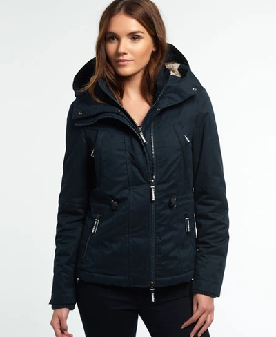 Superdry Microfibre Boxy Snorkle Windparka In Navy | ModeSens