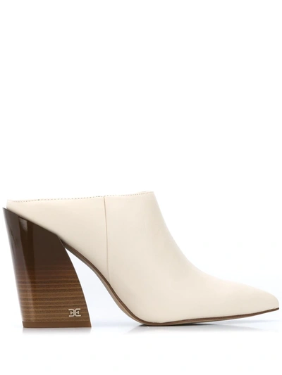 Sam Edelman Reverie Pointed Toe Mule In Ivory Leather