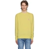 Maison Kitsuné Maison Kitsune Yellow Yoga Fox Regular-fit Sweatshirt In Le Lemon