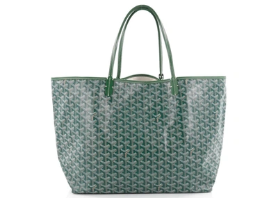 Pre-owned Goyard Saint Louis Tote Ine Gm Green