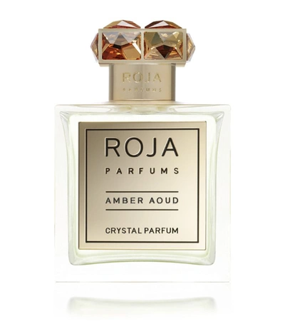 Roja Parfums Amber Aoud Crystal Pure Perfume (100ml) In White
