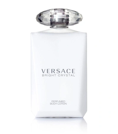 Versace Bright Crystal Body Lotion In White