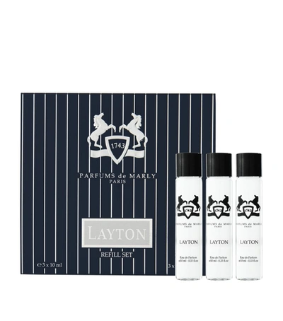 Parfums De Marly Layton Refill Travel Set In White