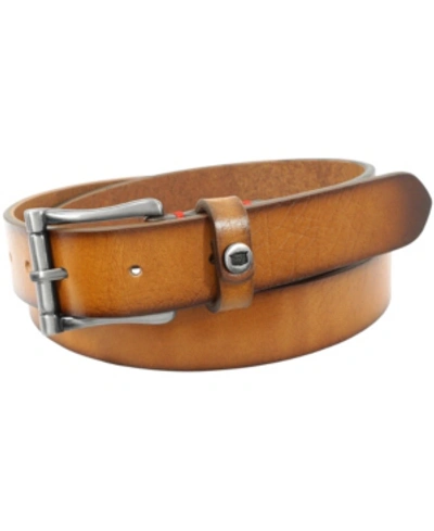 Florsheim Gilmore Leather Dress Casual 28mm Belt In Tan