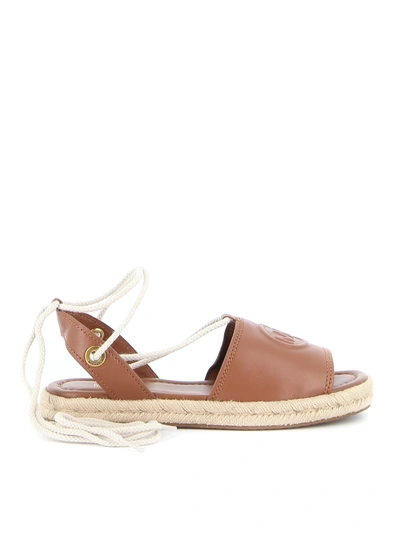 Michael Kors Dylyn Sandals In Light Brown