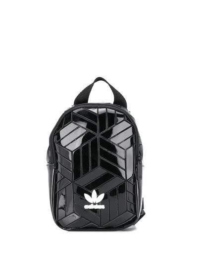 Originals Mini Faux Patent Leather Backpack In Black | ModeSens